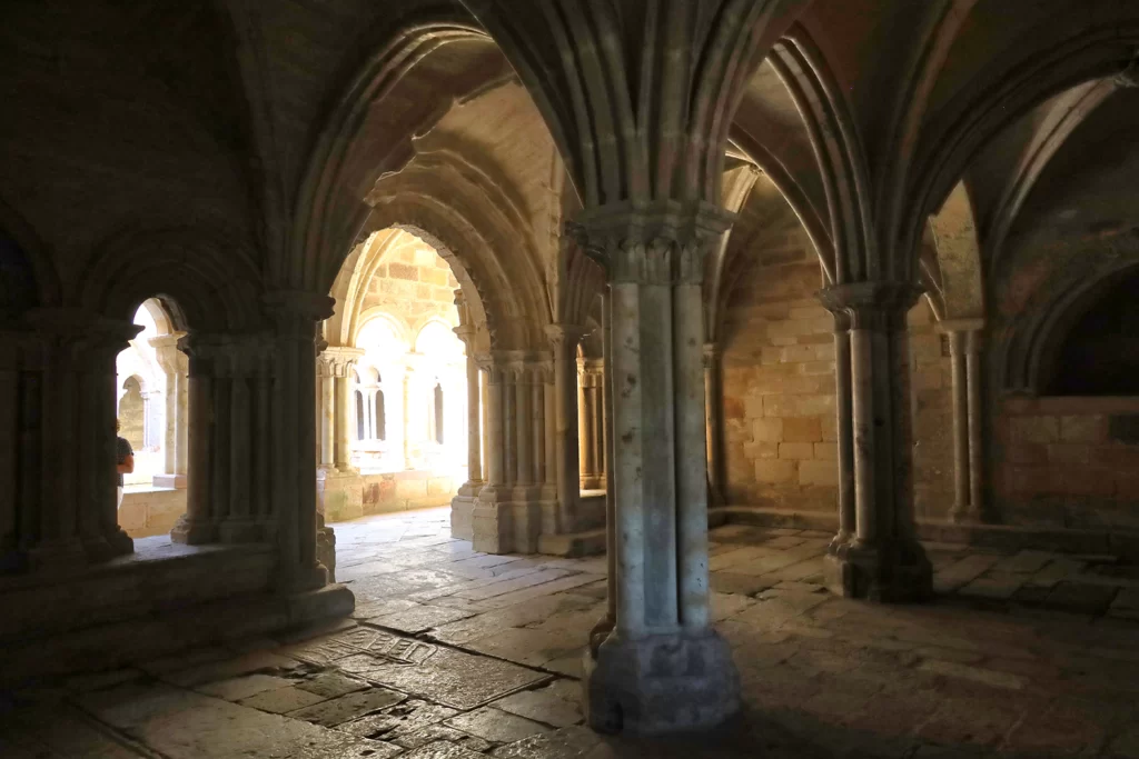 La sala capitular del Monasterio de Aguilar de Campoo, uno de los espacios más bellos del cenobio.